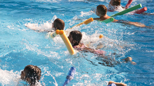 Kinderschwimmkurs im Wartbergbad